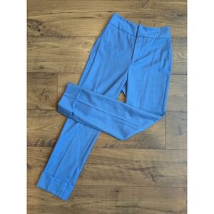 SuiStudio Suitsupply Blue Women's Dress Pants Cuffed Hem Career 24x27‎ (Read)